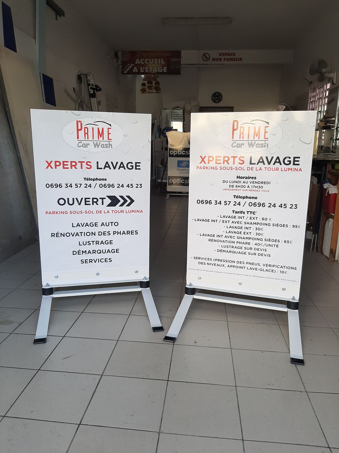 Chevalet personnalisé en Guadeloupe et Martinique – Empreinte Marquage